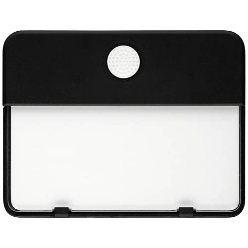 Grothe 55651 Klingel mit Namensschild Schwarz