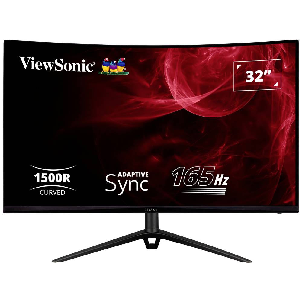 Viewsonic VX3218-PC-MHDJ LED-monitor Energielabel F (A - G) 81.3 cm (32 inch) 1920 x 1080 Pixel 16:9 1 ms HDMI, DisplayPort, Audio, stereo (3.5 mm jackplug)
