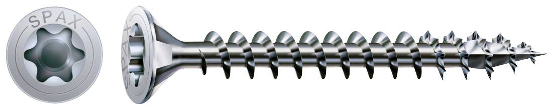 SPAX 1191010400253 R 88091 Senkkopf/T-STAR Senk-Holzschraube 4 mm 25 mm T-STAR plus Stahl WIROX 200 St.