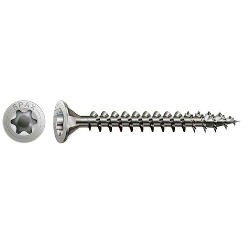 SPAX 1197000450403 R 88091 Senkkopf T-STAR Senk-Holzschraube 4.5 mm 40 mm T-STAR plus 88091 Edelstahl A2 200 St.