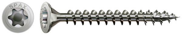 SPAX 1197000450403 R 88091 Senkkopf T-STAR Holzschraube 4.5 mm 40 mm T-STAR plus   88091 Edelstahl A2 200 St.