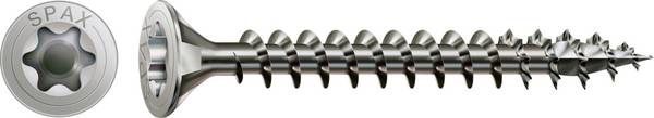 SPAX 1197000600503 R 88091 Senkkopf T-STAR Holzschraube 6 mm 50 mm T-STAR plus 88091 Edelstahl A2 100 St.