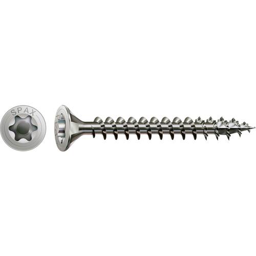 Thumbnail - SPAX Universalschraube Holzschraube Edelstahl A2 Vollgewinde Senkkopf T-STAR plus CUT4-Spitze 4,5 x 30mm - 200 Stück