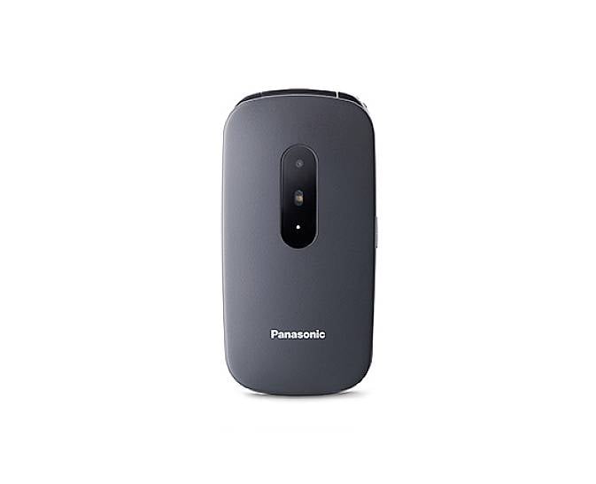 PANASONIC KX-TU446 Senioren-Klapp-Handy Stoßfest Grau (KX-TU446EXG)