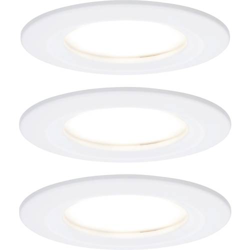 Thumbnail - Paulmann LED-Bad-Einbauleuchte 3er Set 18 W Weiß (matt)