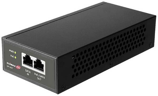 EDIMAX GP-103IT PoE Injektor 1000 MBit/s IEEE802.3af (15.4 W), IEEE802.3at (30 W), IEEE 802.3bt