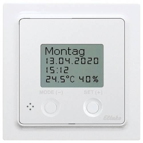 FUTH55ED/12-24V UC-wg Eltako Funk Hygrostat Reichweite max. (im Freifeld) 30 m