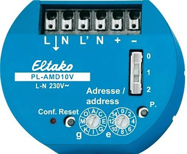PL-AMD10V Eltako Dimmaktor Unterputz