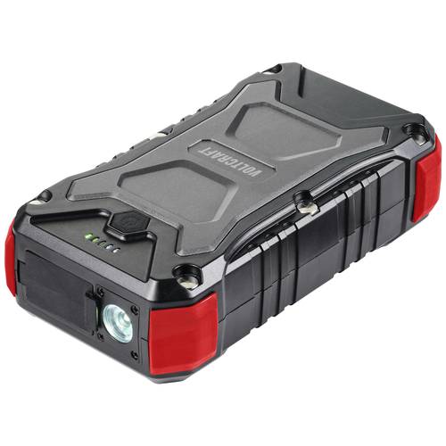 VOLTCRAFT VC PB PD65W Rugged Powerbank 30000 mAh USB PD 3.0 Li-Ion Schwarz-Rot LED Taschenlampe, Statusanzeige, Outdoor,...