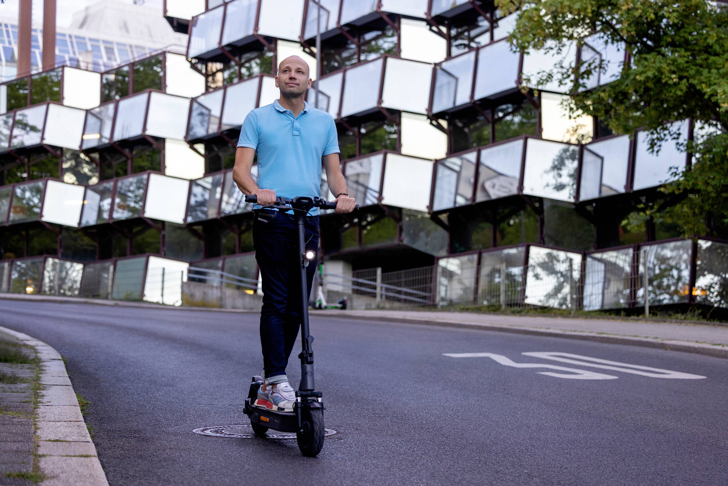 E-Scooter in der City