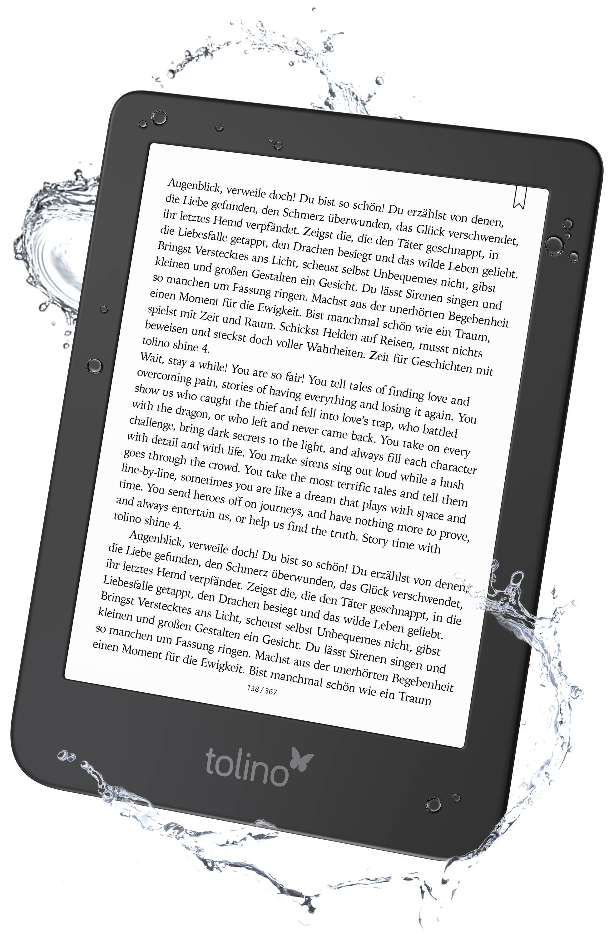 Tolino shine 4 eBook-Reader 15.2 cm (6 Zoll) Schwarz/Blau-8