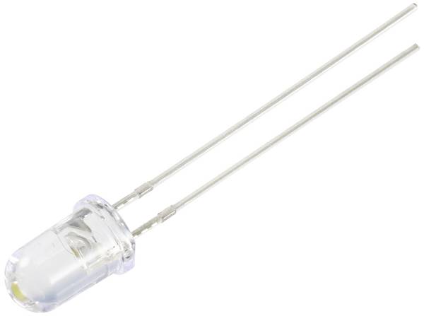 TRU COMPONENTS LED bedrahtet Grün Rund 5 mm 100000 mcd 15 ° 30 mA 2.9 V