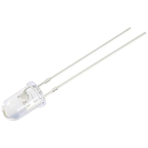 Thumbnail - TRU COMPONENTS LED bedrahtet Warmweiß Rund 5 mm 1560 mcd 30 ° 1 mA 2.8 V