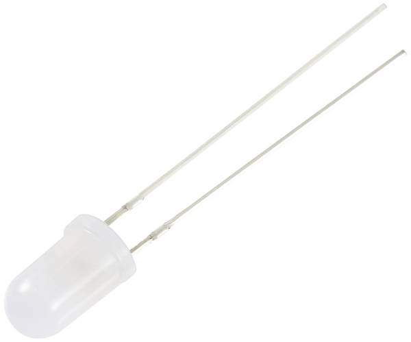 TRU COMPONENTS LED bedrahtet Kaltweiß Rund 5 mm 7000 mcd 15 ° 20 mA 3.1 V