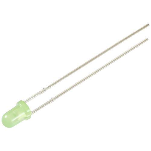 TRU COMPONENTS LED bedrahtet Gelb-Grün Rund 3 mm 150 mcd 30 ° 12 mA 5 V