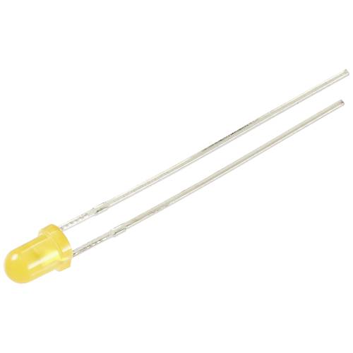 TRU COMPONENTS LED bedrahtet Orange Rund 3 mm 500 mcd 30 ° 12 mA 5 V