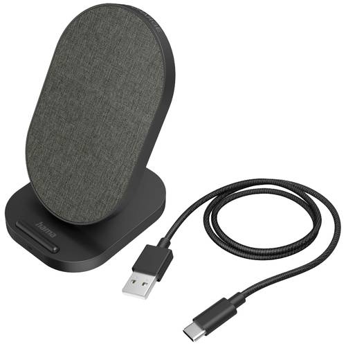 Thumbnail - hama 00201685 Wireless Charger QI-FC10S-Fab, 10 W, kabellose Smartphone-Ladestation, SW