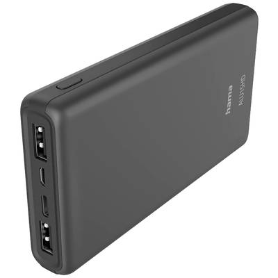 Hama ALU15HD Powerbank 15000 mAh  LiPo USB-A, USB-C® Anthrazit 