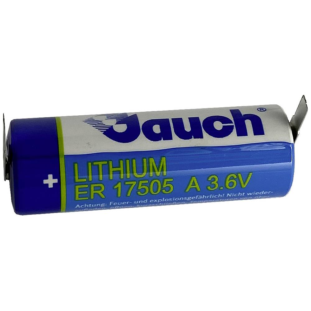 Jauch Quartz ER17505J-T Speciale batterij A U-soldeerlip Lithium 3.6 V 3600 mAh 1 stuk(s)