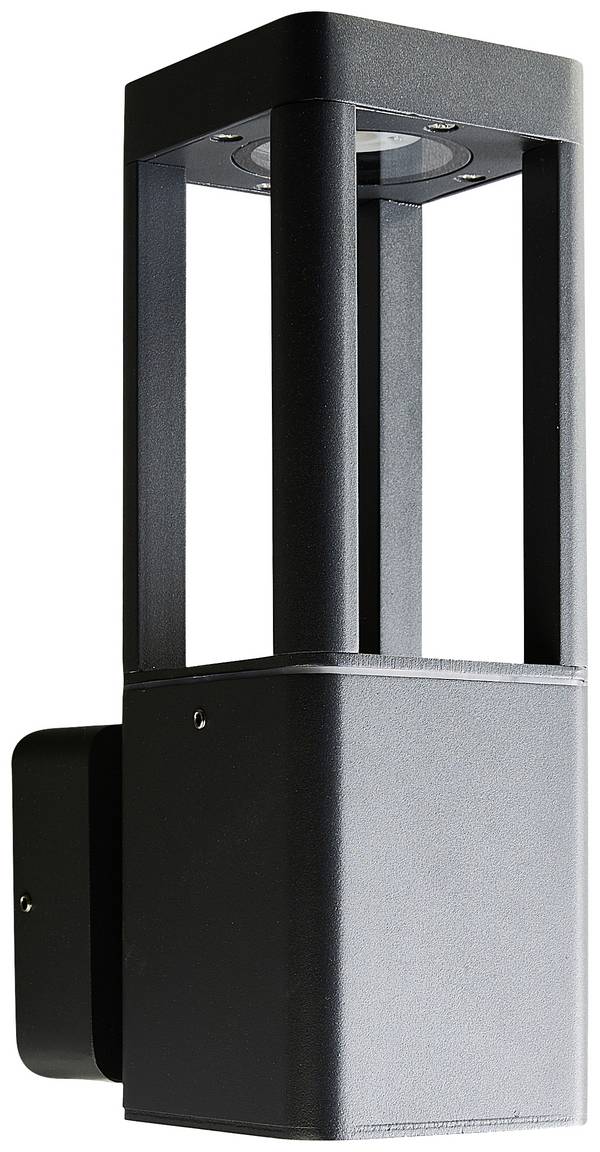 Heitronic 501333 Toskana LED-Außenwandleuchte   LED LED fest eingebaut 8.5 W Anthrazit