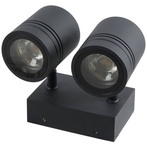 Heitronic Borneo 500053 Deckenleuchte, Wandleuchte GU10 Anthrazit