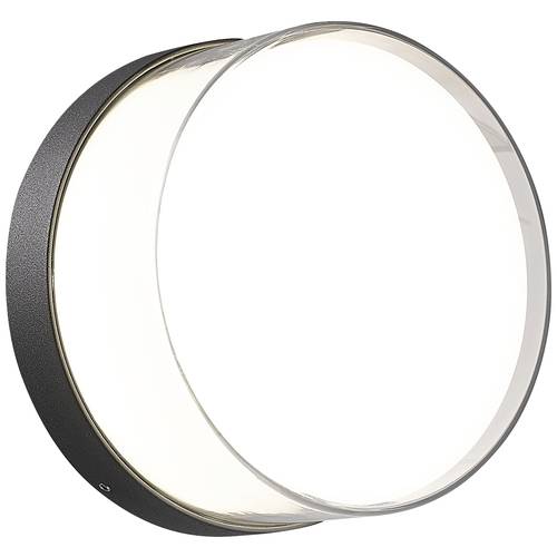 Heitronic Quadrula 501326 Wandleuchte, Deckenleuchte 10 W LED Anthrazit