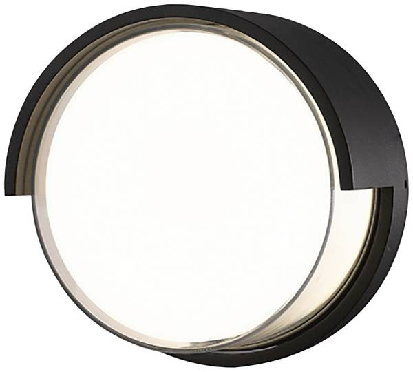 Heitronic Circula 501327 Wandleuchte, Deckenleuchte LED  10 W LED Anthrazit