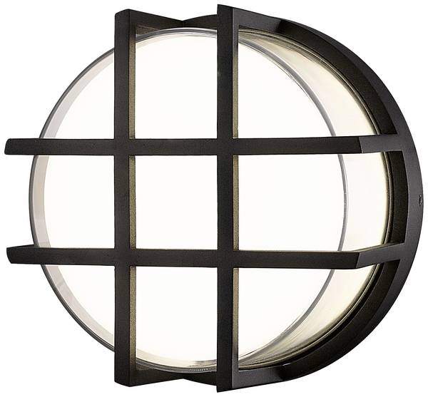 Heitronic Circula 501328 Wandleuchte, Deckenleuchte LED fest eingebaut  10 W LED Anthrazit