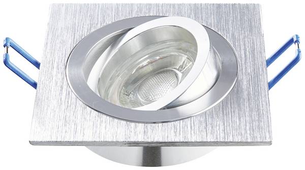 Heitronic DL7801 500592 Einbaurahmen     IP20 Aluminium (gebürstet)