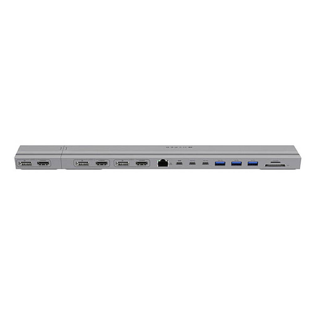 HYPER HD156-GL Laptopdockingstation USB-C® Power Delivery, Geïntegreerde kaartlezer
