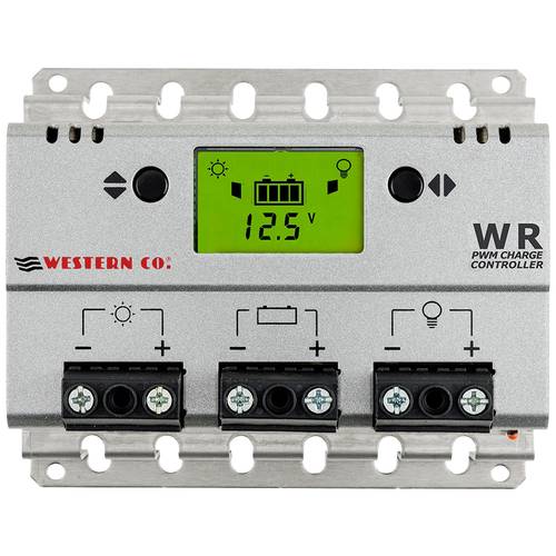 Western Co. Solar Charge Controller WR 10 Laderegler PWM 12 V, 24 V