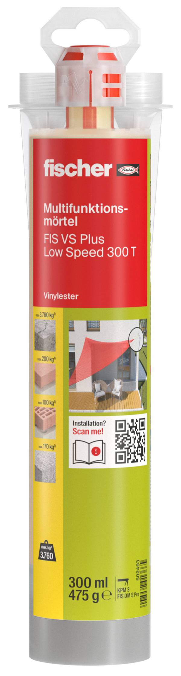 Fischer Mörtel FIS VS 300 T K 502493 1 St.