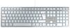 CHERRY KC 6000C FOR MAC Kabelgebunden Tastatur Deutsch, QWERTZ Silber, Weiß