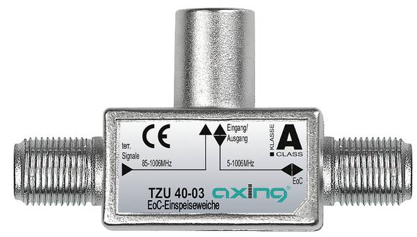 Axing Ethernet over Coax Einspeiseweiche