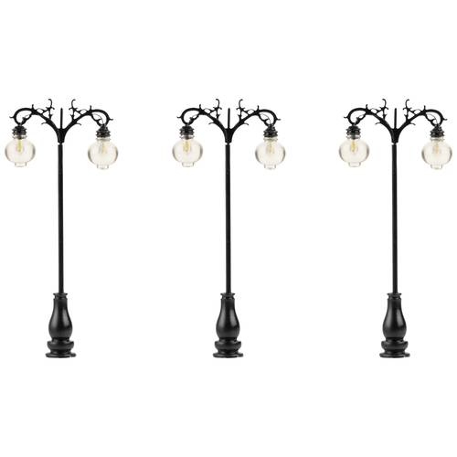 Faller H0 Kugel-Hängeleuchte doppelt Fertigmodell 180115 3 St.