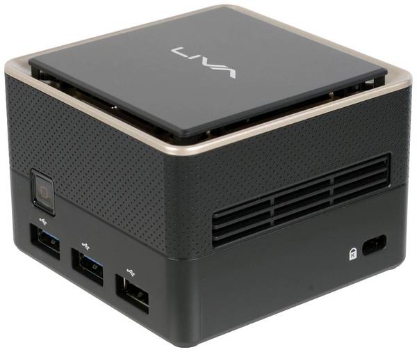 ECS Elitegroup Mini PC LIVA Q3 Plus    AMD Ryzen Embedded R1505G 3.3 GHz 4 GB RAM 64 GB HDD         95-677-MZ6A05