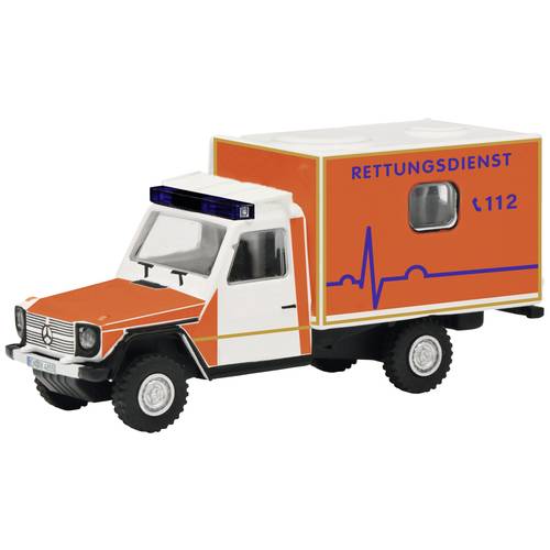 Schuco 452674300 H0 Einsatzfahrzeug Modell Mercedes Benz G Rot Kreuz