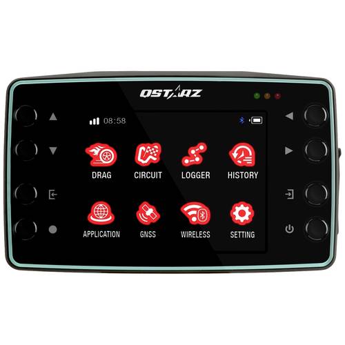 Qstarz LT-8000GT GPS Laptimer Fahrzeugtracker Schwarz 1 St.