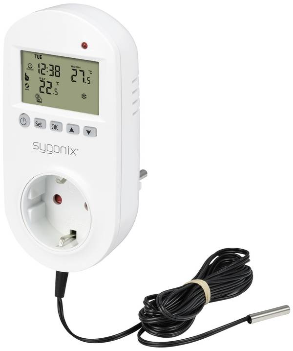 Sygonix SY-5372566  Universalthermostat Zwischenstecker Wochenprogramm  1 St.