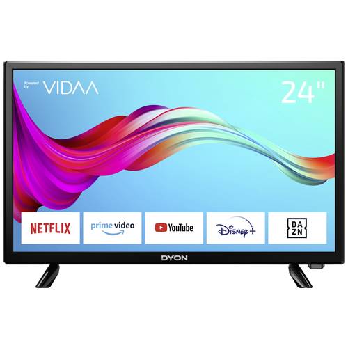 Dyon SMART 24 VX LED-TV 60 cm 24 Zoll EEK F (A - G) DVB-T2, DVB-C, DVB-S2, HD ready, Smart TV, WLAN, CI+ Schwarz