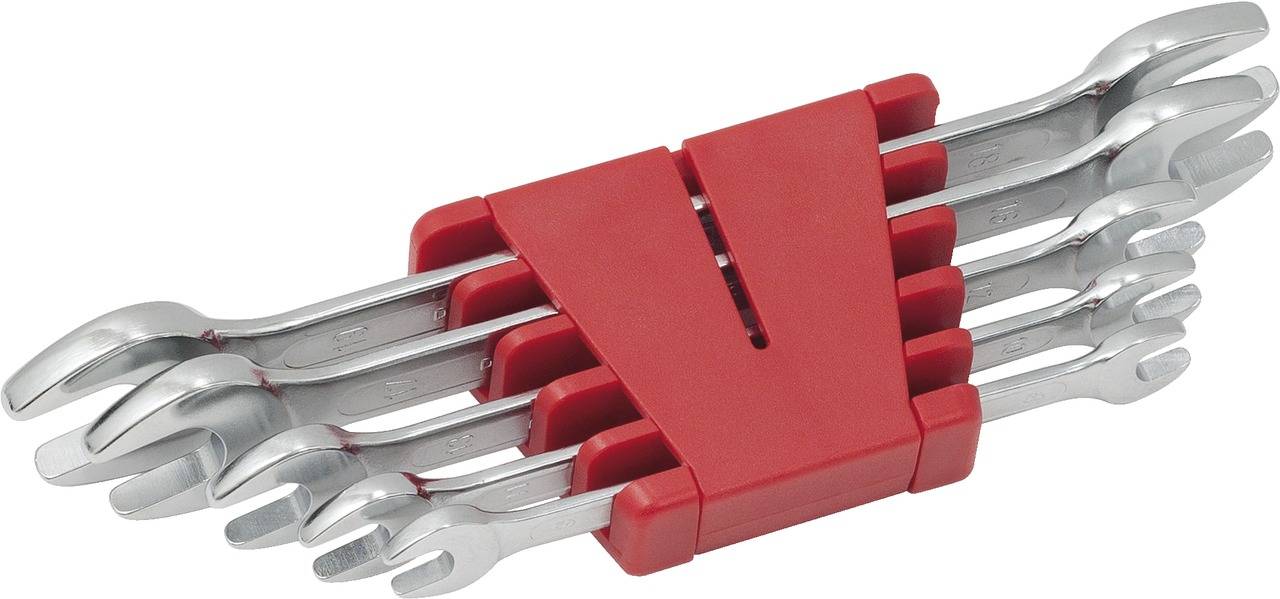 KS Tools 517.0145 517.0145 Doppel-Maulschlüssel-Satz Schlüsselweite (Metrisch) 8 - 19 mm