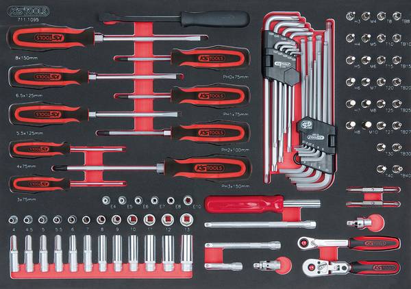 KS Tools 7111095 Steckschlüsselsatz  1/4" (6.3 mm)  711.1095