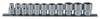 KS Tools 9180608 Stecknuss-Set 3/8" (10 mm) 918.0608