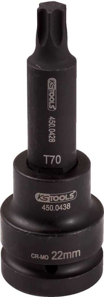 KS TOOLS 3/4\" Kraft-Bit-Stecknuss TX, lang, T80 (450.0443)