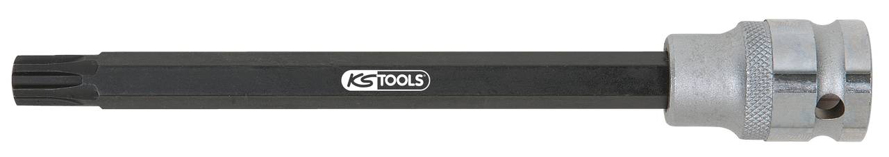 KS TOOLS 1/2\" Bit-Stecknuss für RIBE-Schrauben, extra lang, M10 (515.1281)