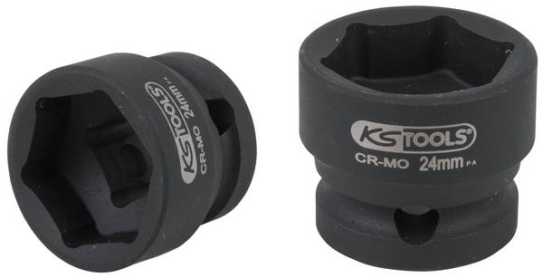 KS Tools 5150073 515.0073 Sechskant Kraft-Steckschlüsseleinsatz  24 mm  24 mm   1/2" (12.5 mm)