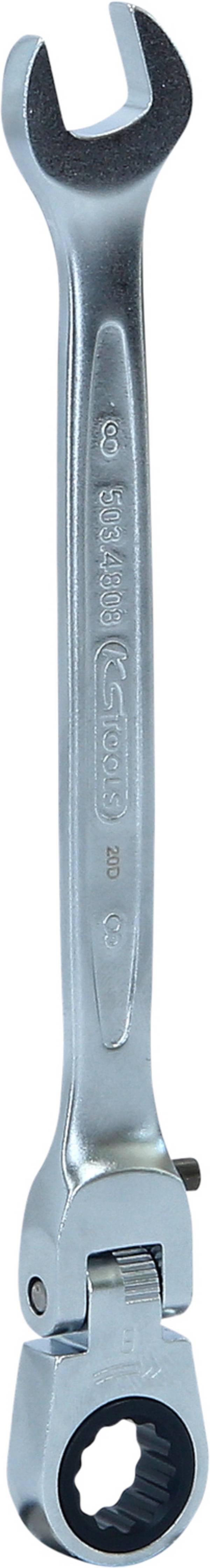 KS Tools 503.4808 5034808 Maul-Ringratschenschlüssel  Schlüsselweite (Metrisch) 8 mm
