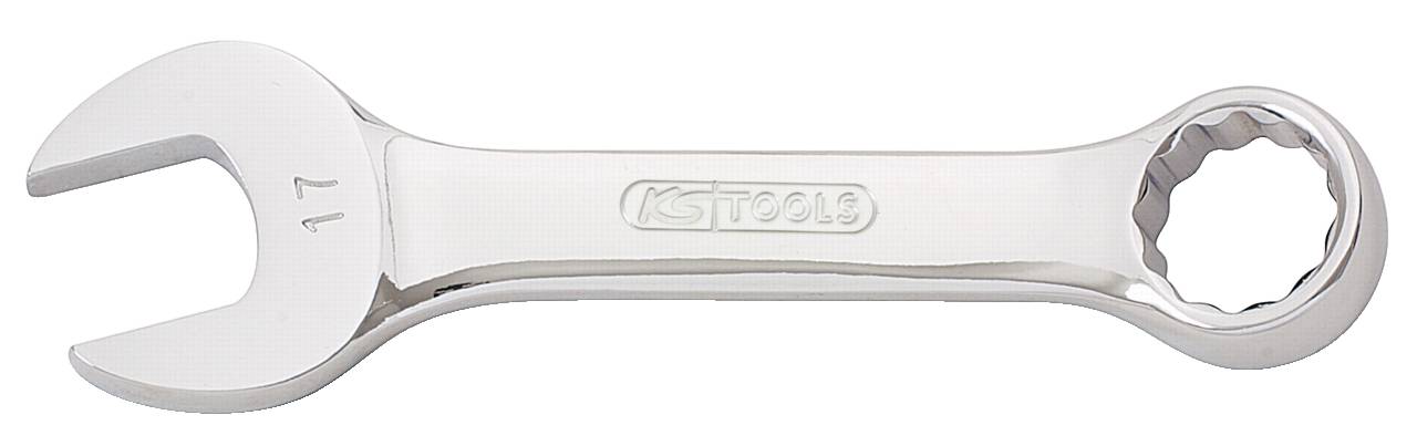 KS TOOLS CHROMEplus Ringmaulschlüssel, kurz, 18mm (518.0018)