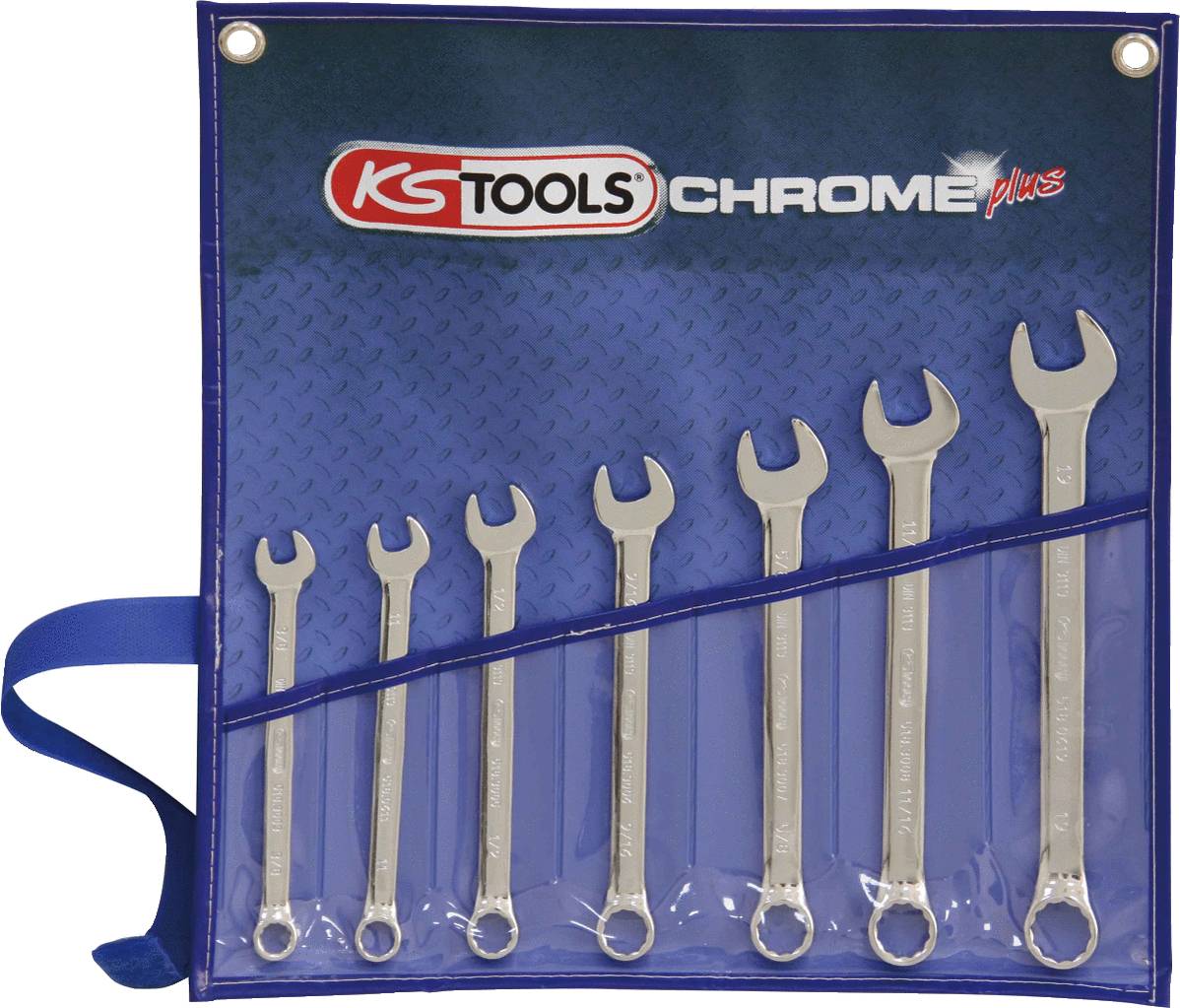 KS TOOLS CHROMEplus Ringmaulschlüssel-Satz, abgewinkelt, 7-tlg.\"  (518.3020)