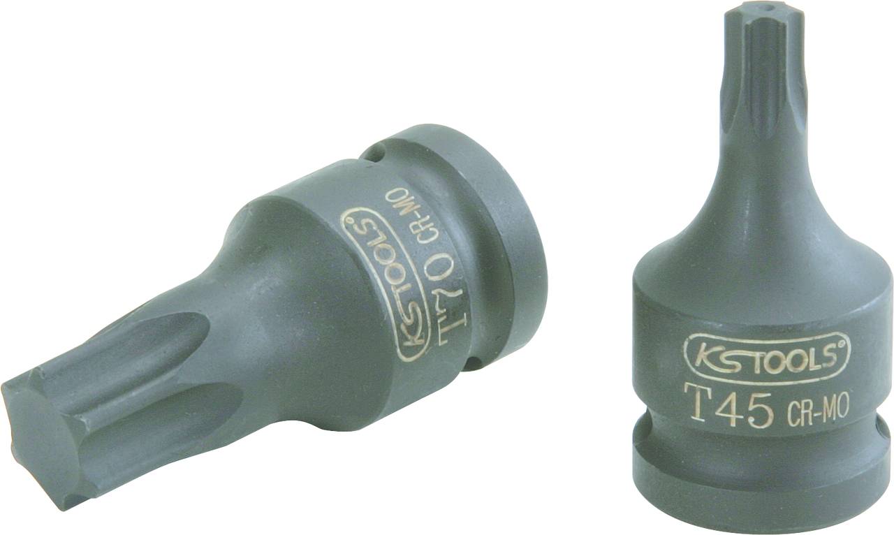 KS TOOLS 1/2\" Kraft-Bit-Stecknuss TX, kurz, T80 (911.0957)